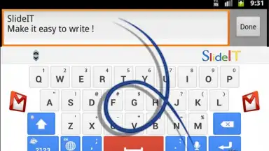 Screenshot von SlideIT Google Skin 2