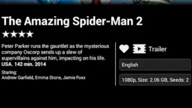 Screenshot von Popcorn Time 3