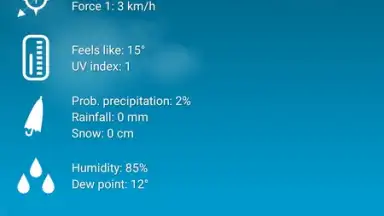 Screenshot von Weather XL PRO 8