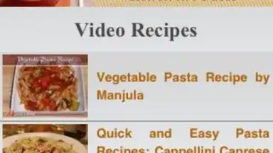 Screenshot von Pasta Recipes 1