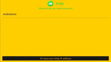 Screenshot von Andy Remote Control 5