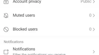 Screenshot von UpScrolled 10