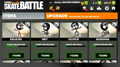Screenshot von Stickman Skate Battle 8