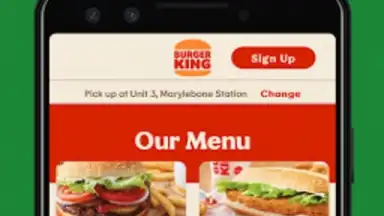 Screenshot von Burger King App: Food & Drink 9
