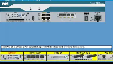 Screenshot von Cisco Packet Tracer Mobile 3
