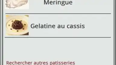 Screenshot von Recettes patisseries 2