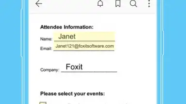 Screenshot von Foxit PDF 1