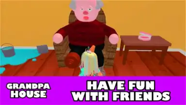 Screenshot von Grandpa house horror in roblox 2