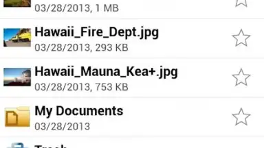 Screenshot von Online Storage 3