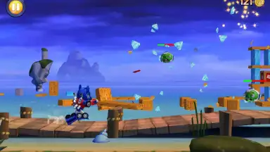 Screenshot von Angry Birds Transformers 3