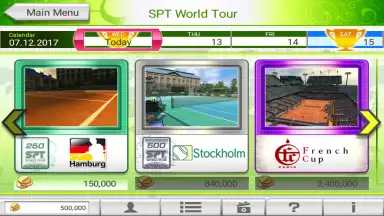 Screenshot von Virtua Tennis Challenge 3
