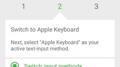 Screenshot von Apple Keyboard 3