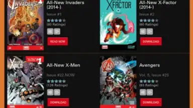 Screenshot von Marvel Comics 3