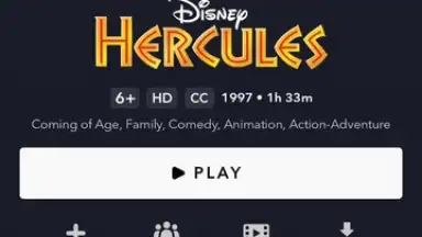 Screenshot von Disney+ 7