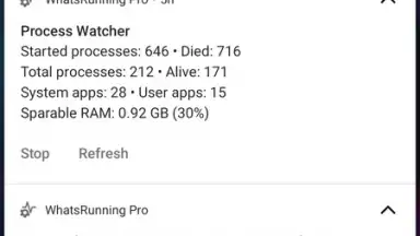 Screenshot von WhatsRunning Demo 15