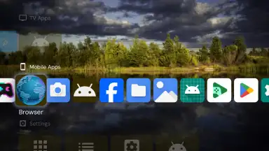 Screenshot von Projectivy Launcher 3