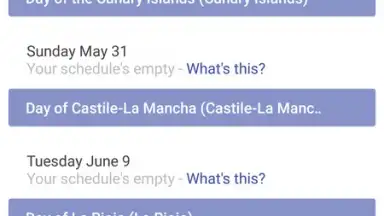 Screenshot von Today Calendar 1