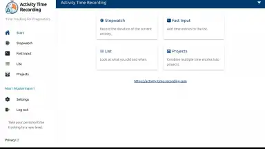 Screenshot von aTimeRecording - Online Time Tracking 4