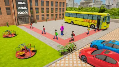 Screenshot von School Bus Driving Games 3D 9