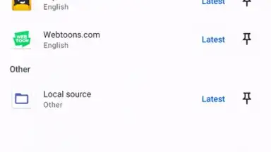 Screenshot von Tachiyomi 4