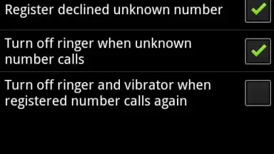 Screenshot von Unknown Call Info. 6