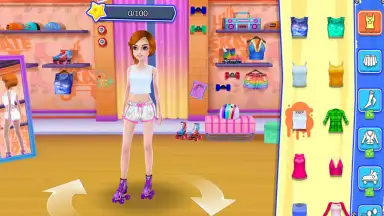 Screenshot von Roller Skating Girls - Dance on Wheels 6