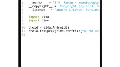 Screenshot von QPython3 3