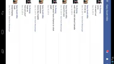 Screenshot von Lite Messenger FB 19