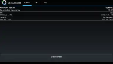 Screenshot von OpenConnect 1