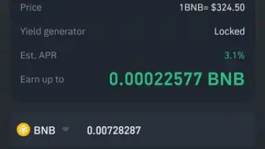 Screenshot von Binance 9