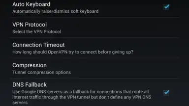 Screenshot von OpenVPN Connect 6