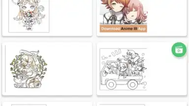 Screenshot von Anime - Paint by Numbers 2