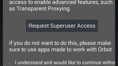 Screenshot von Orbot: Tor on Android 6