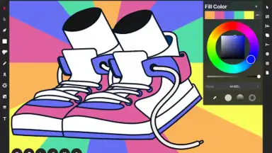 Screenshot von Vector Ink: SVG, Illustrator 19