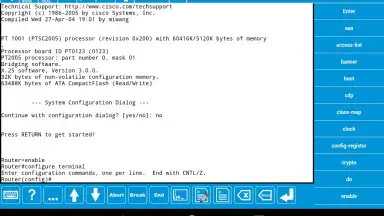 Screenshot von Cisco Packet Tracer Mobile 8