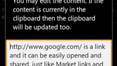 Screenshot von Clipboard Contents 2