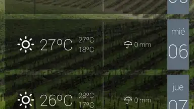 Screenshot von anpWeather 5