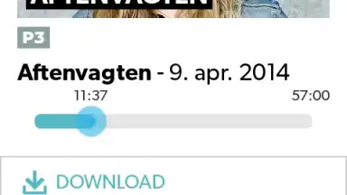 Screenshot von DR Radio 1