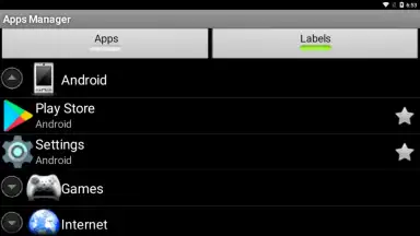 Screenshot von Apps Manager 4