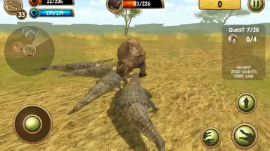 Screenshot von Wild Crocodile Simulator 3D 4