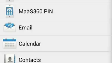 Screenshot von MaaS360 MDM for Android 5