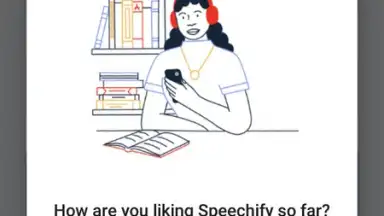 Screenshot von Speechify 5