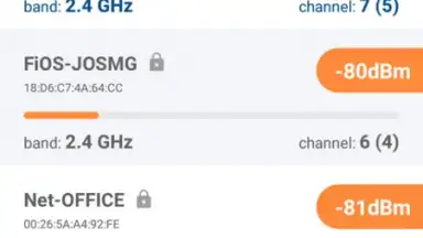 Screenshot von NetSpot 1