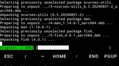 Screenshot von Termux 10