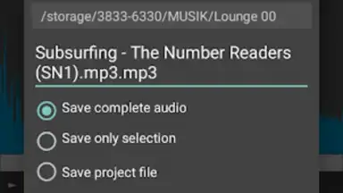 Screenshot von mp3DirectCut 2