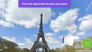 Screenshot von GeoGuessr 13