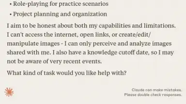 Screenshot von Claude 12