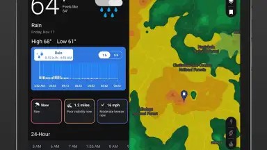 Screenshot von NOAA Weather Radar 4