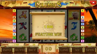 Screenshot von Columbus Deluxe slot 1