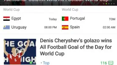 Screenshot von All Football - News & Scores 1